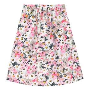 Cath Kidston Painted Daisy Midi Skirt with Pockets